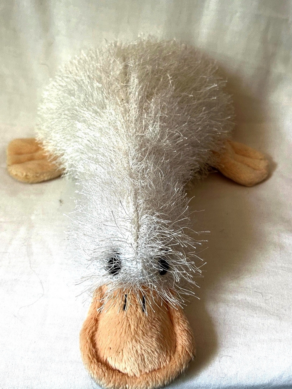 White Googles duck-billed platypus from the Ganz Webkinz collection